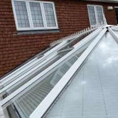 The conservatory transformation after the team got to work in Greater London